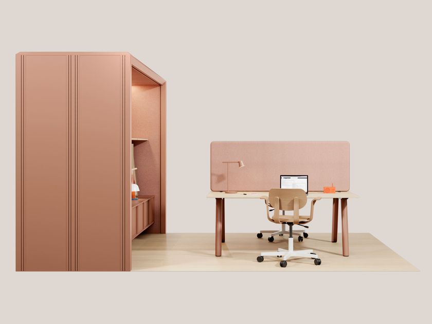 Mute
MODULAR SUPPORT 3x0,5
Modular powder coated aluminium office booth