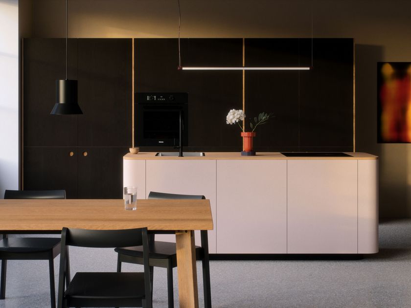 Neuvermoebelt
SMART LINE KITCHEN SYSTEMS KS19
Linear wooden kitchen with island