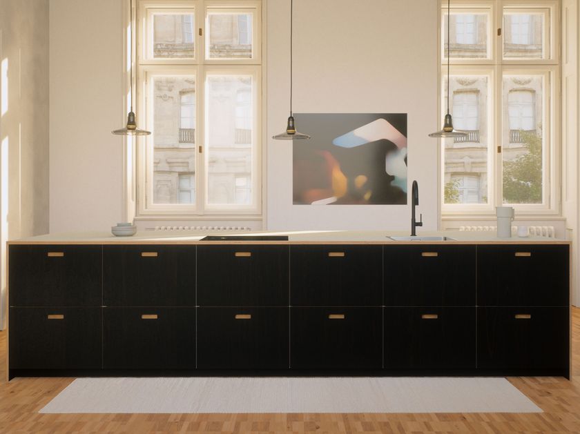 Neuvermoebelt
SMART LINE KITCHEN SYSTEMS KS22
Linoleum fitted kitchen with integrated handles