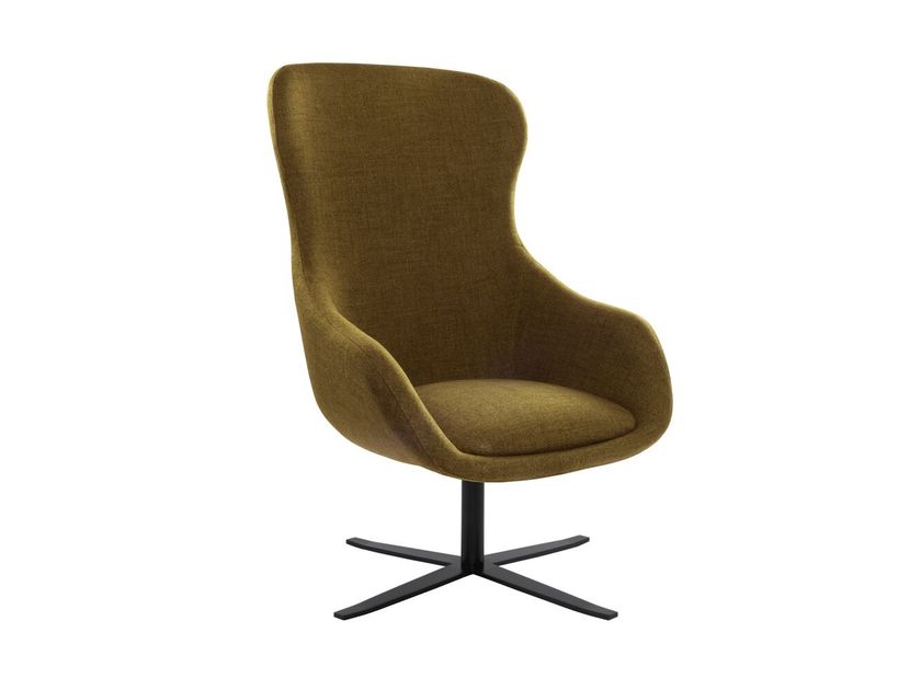 New Life
ALISHA BE01
Fabric armchair with spoke base