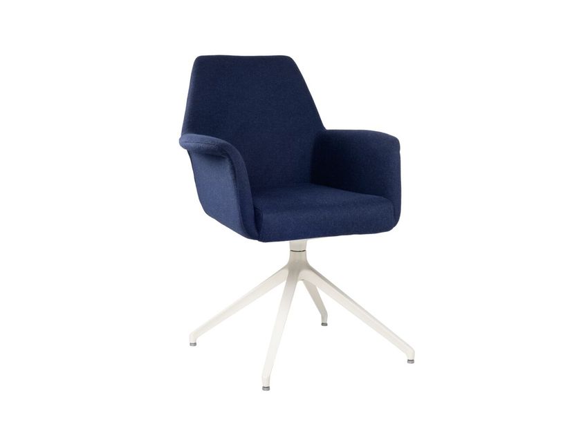 New Life
VIVA PO01
Trestle-based fabric chair with armrests