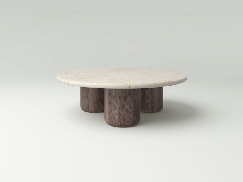 NITZAN HOME
ROSA
Round oak coffee table with stone top