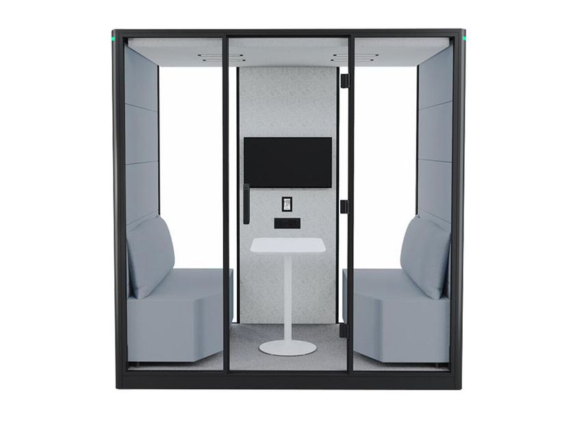 NURUS
CALMA LARGE
Multi-person multimedia acoustic office pod