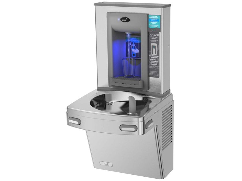 OASIS International
QUASAR VERSAFILLER P8EBQY
Contactless refrigerated bottle filler and drinking fountain