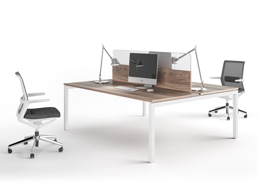Ofifran
NEXO
Rectangular multiple wood veneer office desk