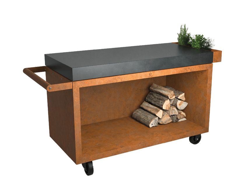 OFYR
OFYR MISE EN PLACE TABLE CORTEN 135 PRO CERAMIC DARK GREY
Corten™ garden trolley