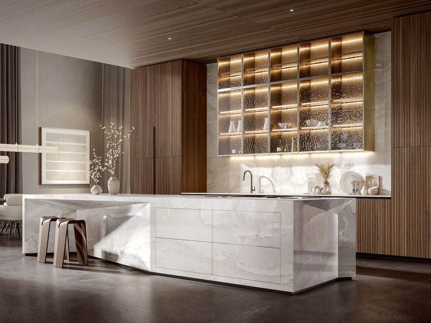Old Line
ARTEMISIA 3.0
Custom wood and marble kitchen with island