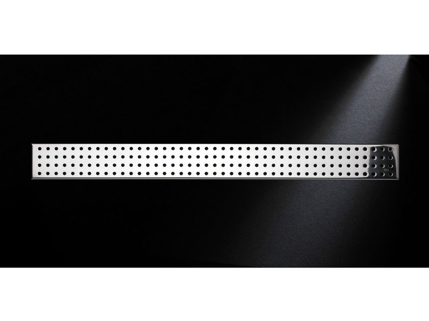 OLI
GRIGLIA 770 TONDO
Glossy steel shower channel