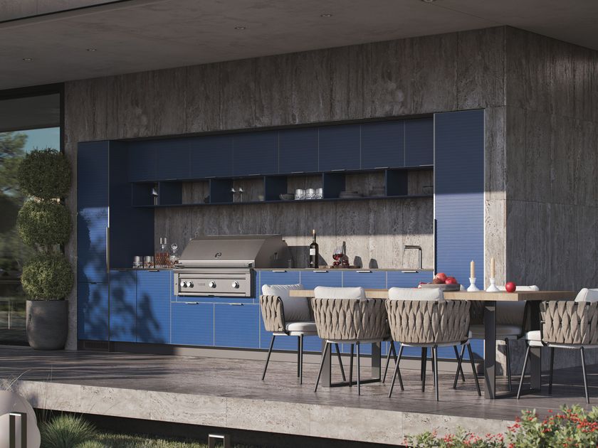 Outopia
LOS ANGELES HOUSE IN THE WOODS
Aluminium outdoor kitchen with Grill