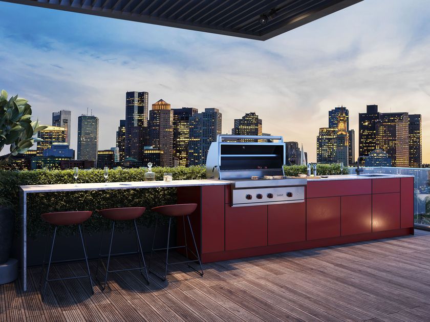 Outopia
MIAMI TERRACE
Aluminium outdoor kitchen with Grill