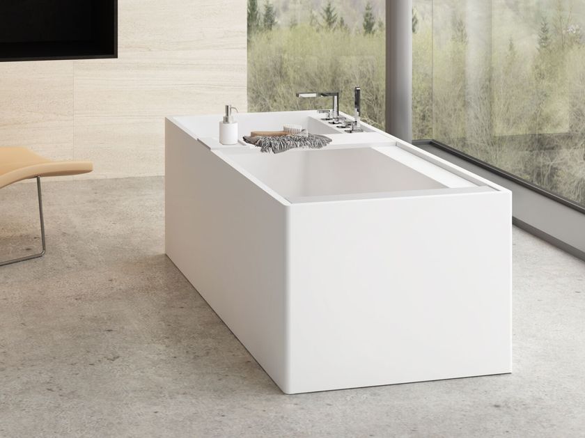 PAA
INFINITY
Rectangular freestanding Silkstone® bathtub