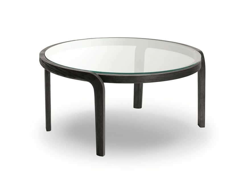 Passoni
GENEA COFFEE TABLE GLASS TOP
Round wood and glass coffee table