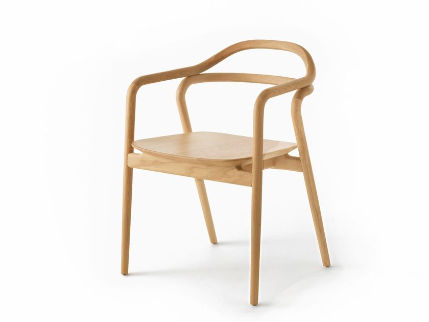 Passoni
TACTA L
Solid wood chair with armrests