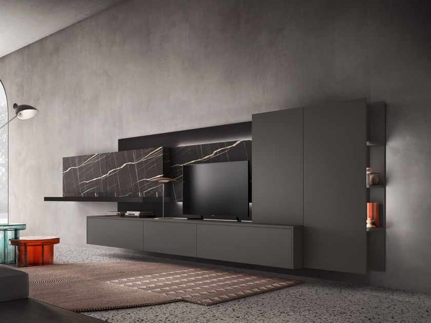 Pedini
AROMA 01
Wall-mounted TV wall system