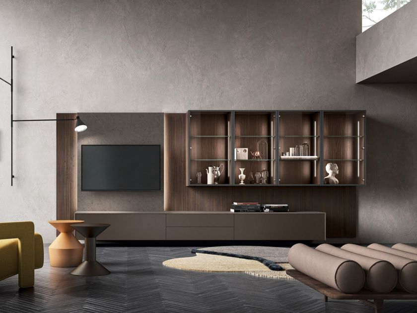 Pedini
AROMA 03
Wall-mounted TV wall system