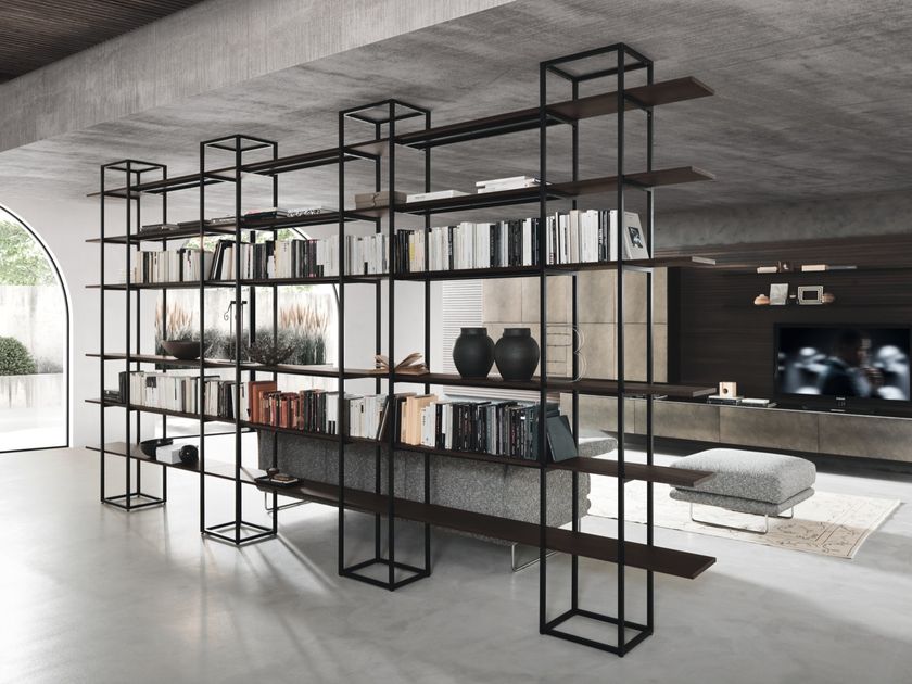 Pedini
MOKA 01
Open metal and wood bookcase