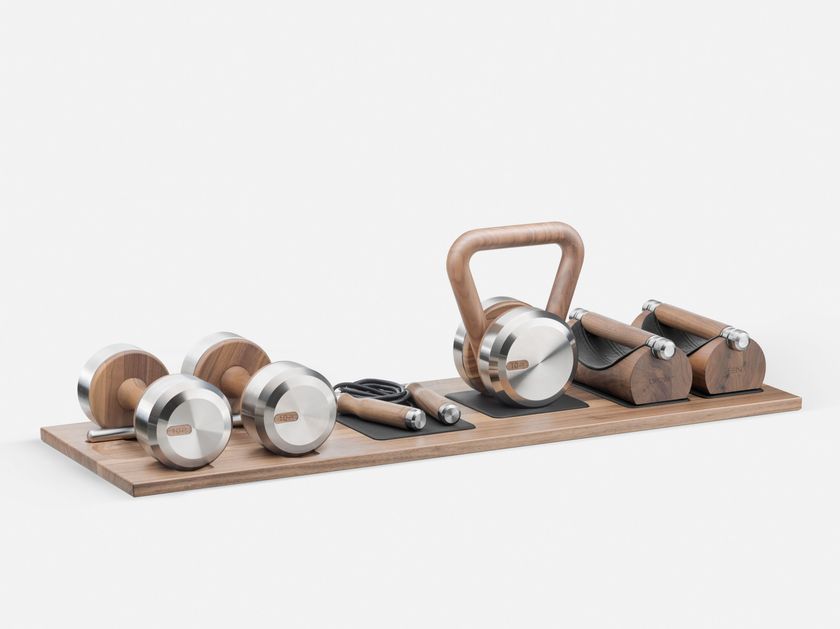 PENT.
DEHA
Stainless steel and wood fitness equipment