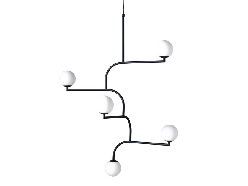 Pholc
MOBIL 100
Pendant lamp in metal and opal glass