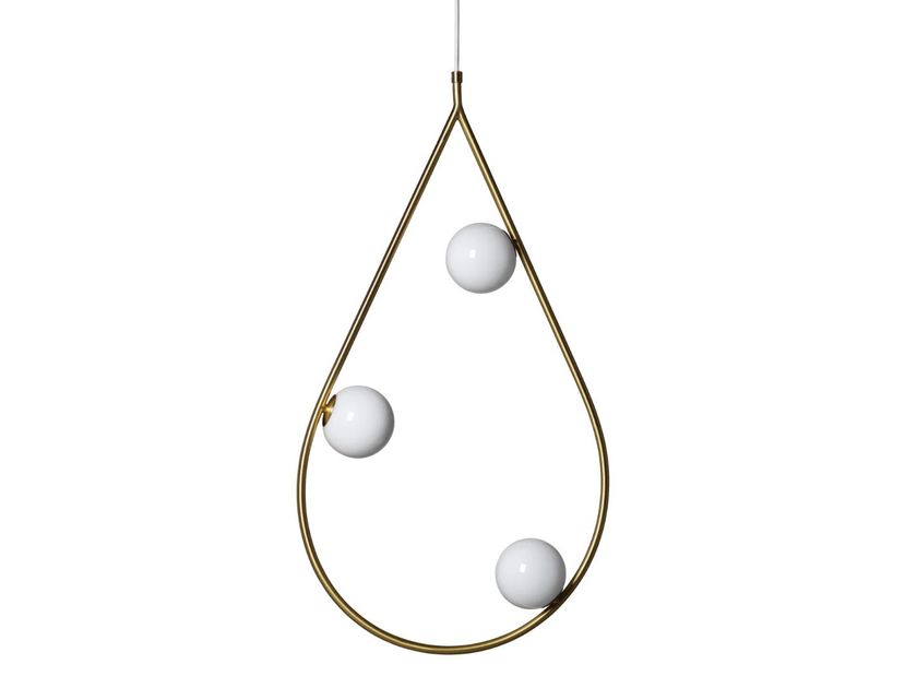 Pholc
PEARLS 80
Pendant lamp in metal and opal glass