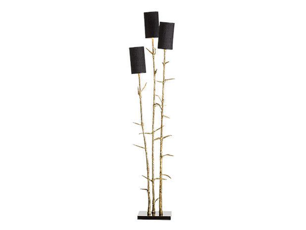 Pieter Adam
MYSTERIOUS BAMBOO
Brass floor lamp