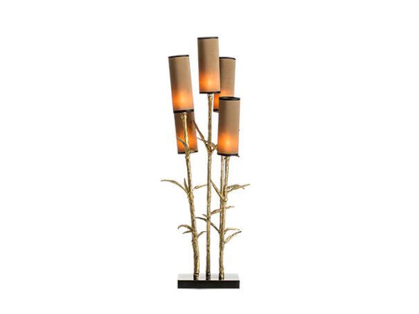 Pieter Adam
MYSTERIOUS BAMBOO
Brass table lamp