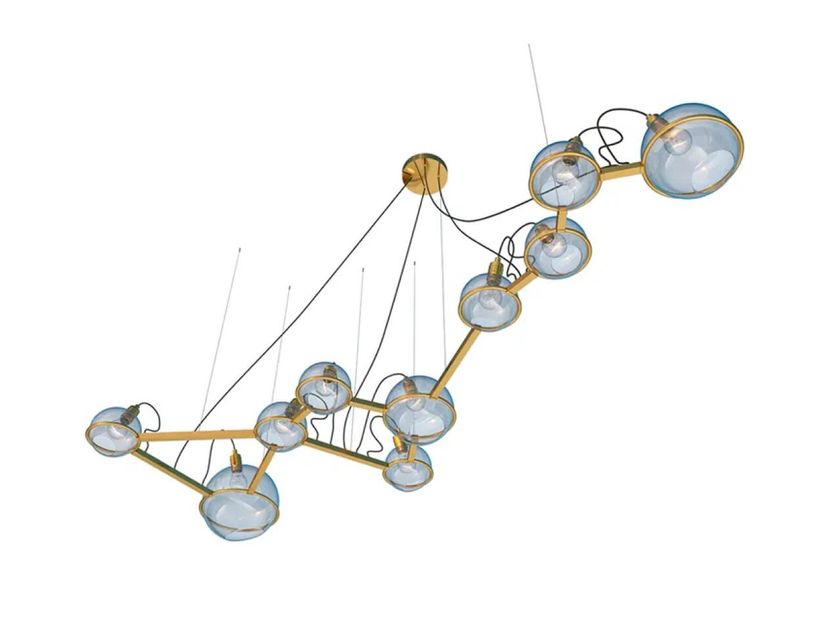 Pikart Lights
CETUS
Brass and glass pendant lamp