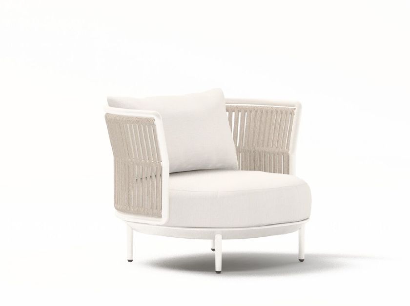 POINT
AMBA
Fabric garden armchair with armrests