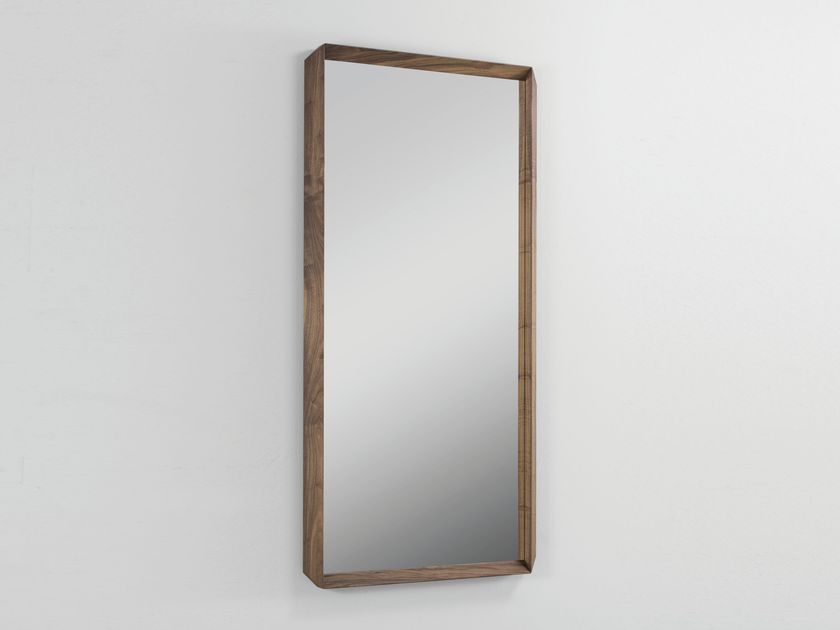 Porada
FORTYFIVE
Rectangular framed wall-mounted solid walnut mirror
