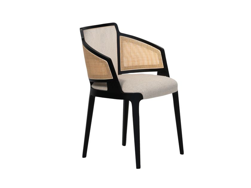 Potocco
VELIS CANE 942/PBCI
Natural cane and fabric chair with integrated cushion