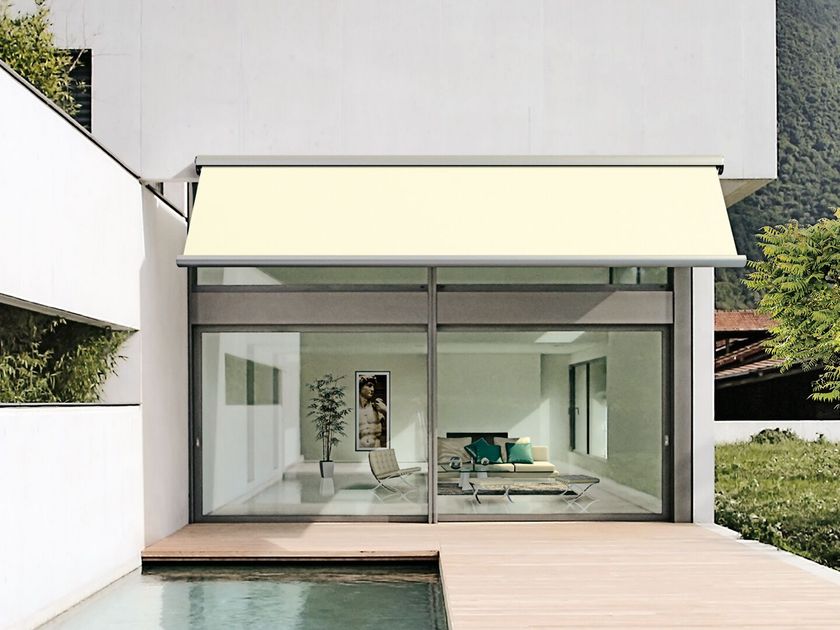Pratic
ELLISSE
Box Folding arm awning
