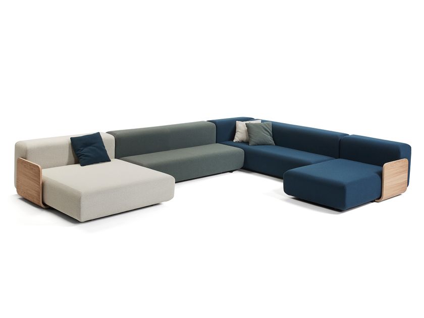 Prostoria
KLASTER
Corner fabric sofa with chaise longue