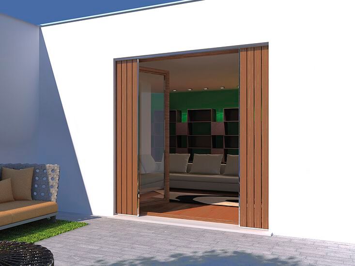 PROTEK®
DOUBLE SHUTTER
Subframe with double doors for security grille, for shutters
