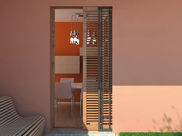 PROTEK®
GRIDSHUTTER
Subframe with single door for security grille, for shutters