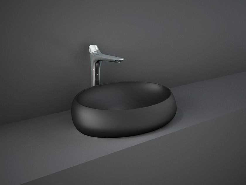 RAK Ceramics
RAK-CLOUD MATT BLACK
Countertop ceramic washbasin