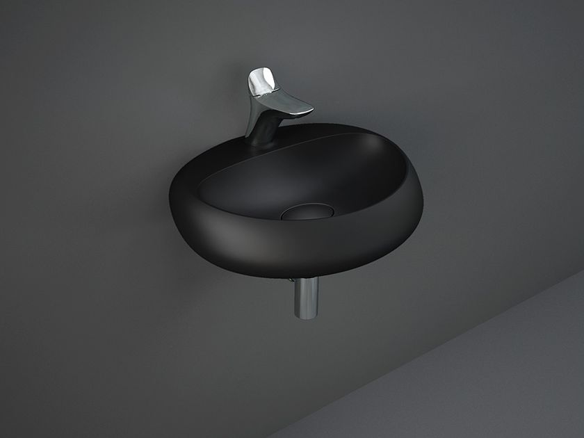 RAK Ceramics
RAK-CLOUD MATT BLACK
Wall-mounted ceramic washbasin