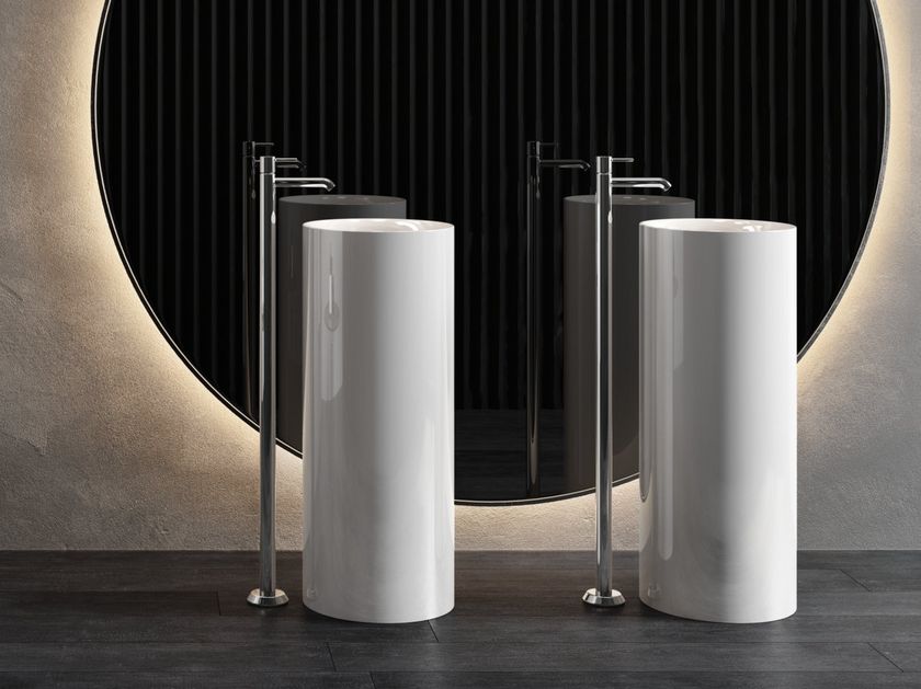 RAK Ceramics
RAK-PETIT
Freestanding round ceramic washbasin