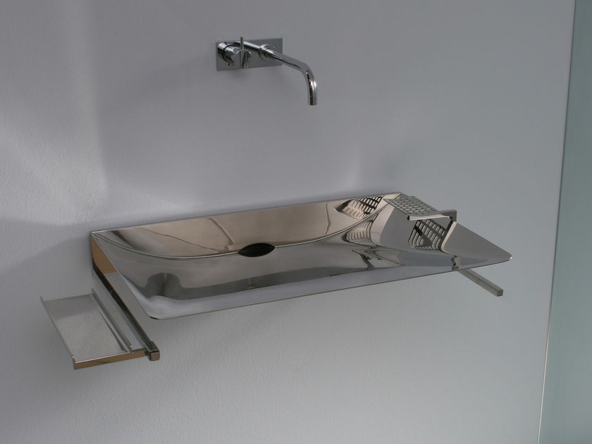 Rapsel
X-TREME
Rectangular stainless steel washbasin with towel rail
