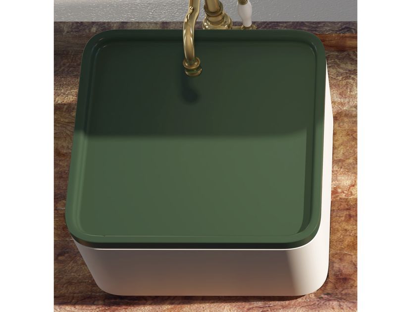 Relax Design
CHOCO
Countertop square Luxolid® washbasin