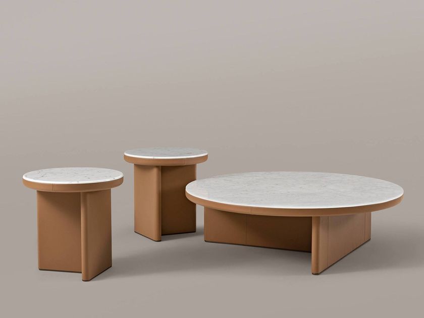 Rivolta
AUDREY
Leather and marble coffee table