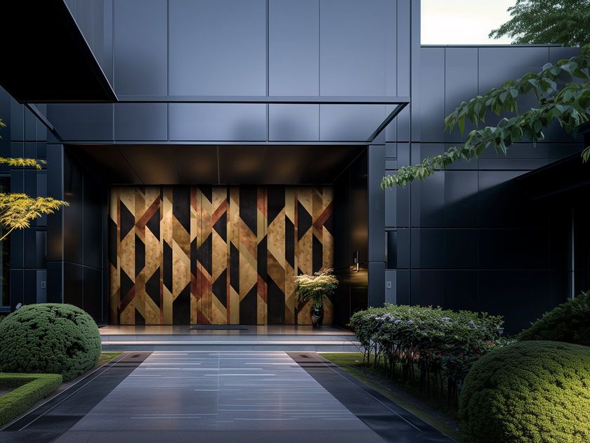 Roka
GRANO
Pivot door with De Castelli mosaic