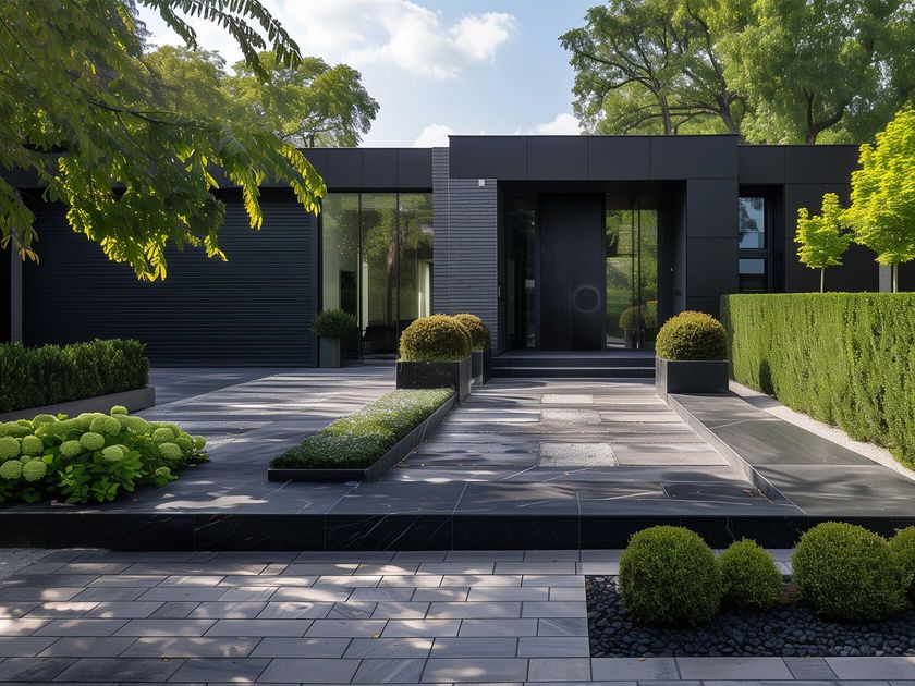 Roka
TOKYO
Pivot door with black wood-like finish and round handle