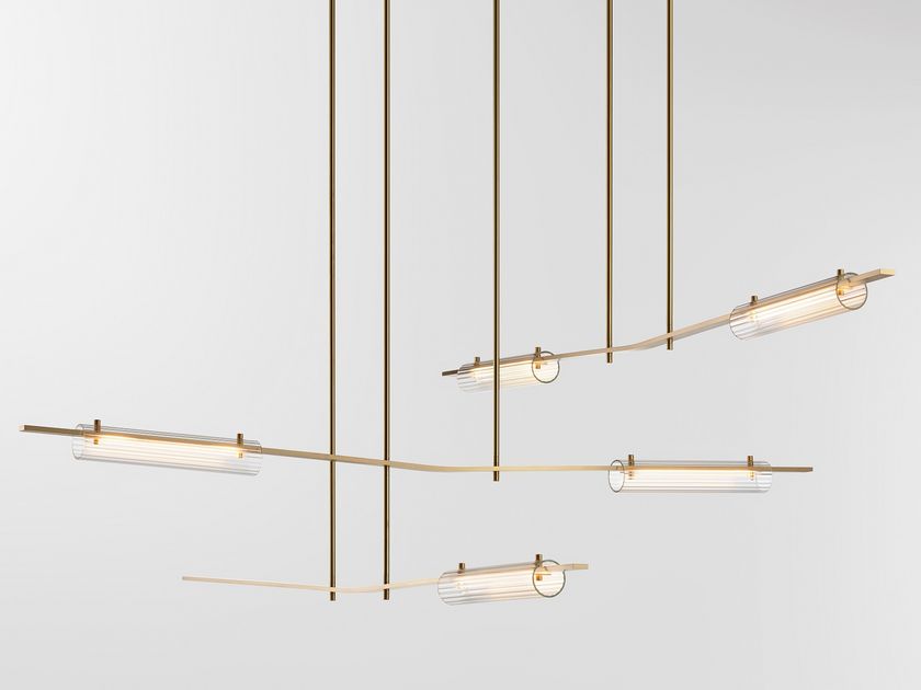 Ross Gardam
VOLANT CHANDELIER
LED brass pendant lamp