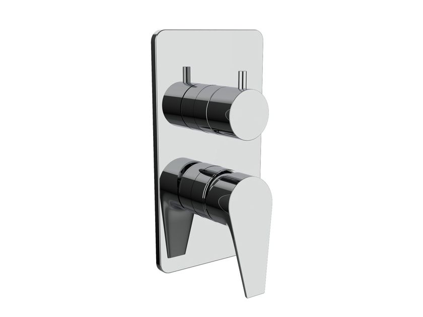 Rubinetterie Frattini
BRIOTRE
External 2 way built-in mixer with diverter