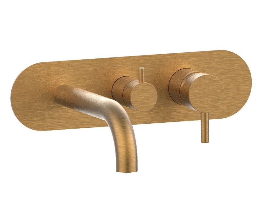 Rubinetterie Frattini
ESTETICHE SEPARATE 12518AV / 12518V
3 hole wall-mounted bathtub mixer with plate