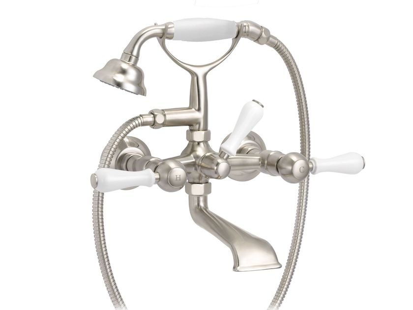 RVB
FLAMANT BUTLER
2 hole wall-mounted bathtub mixer with hand shower