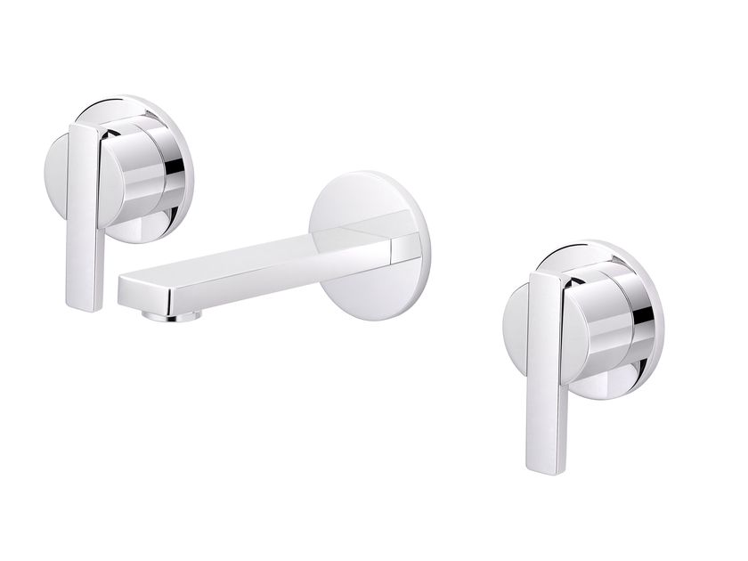RVB
LINE
3 hole wall-mounted washbasin tap