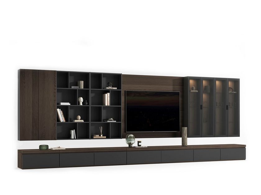 Saloni
INFINITY
Modular wooden storage wall with integrated lighting