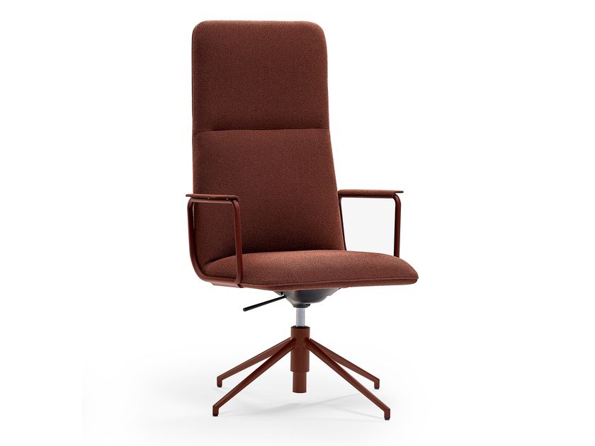 Sancal
ELLE
High-back swivel fabric executive chair with armrests