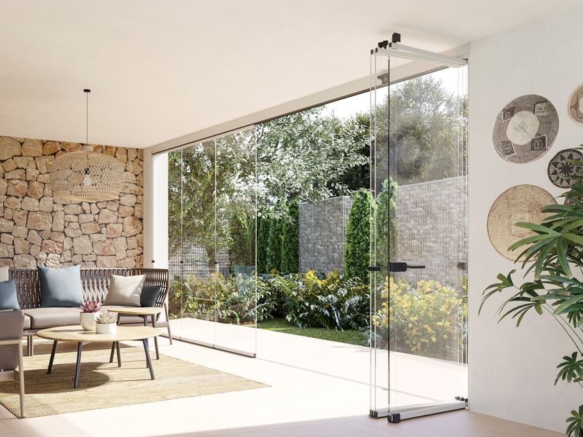 Saxun
AZUR
Sliding aluminium glass facade