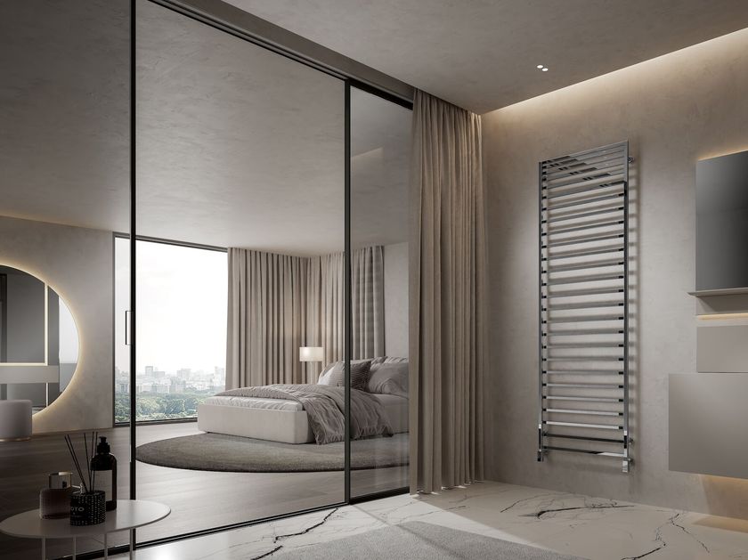SCIROCCO H
WINTER
Hot-water electric brass towel warmer